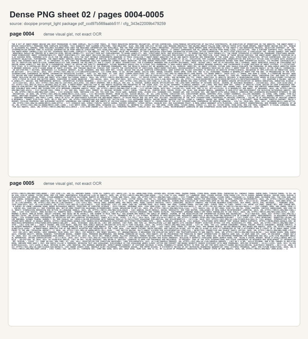 Dense PNG sheet showing pages 0004 through 0005